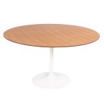 Table Ronde Tulipe en Bois