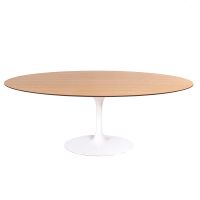 TABLE OVALE TULIPE EN BOIS