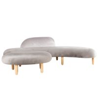 Freeform Island Sofa & Repose Pied