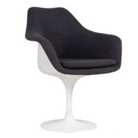 Fauteuil Tulipe rembourrée